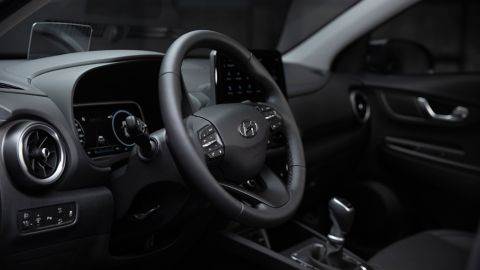 Design interiéru nového modelu Hyundai Kona.